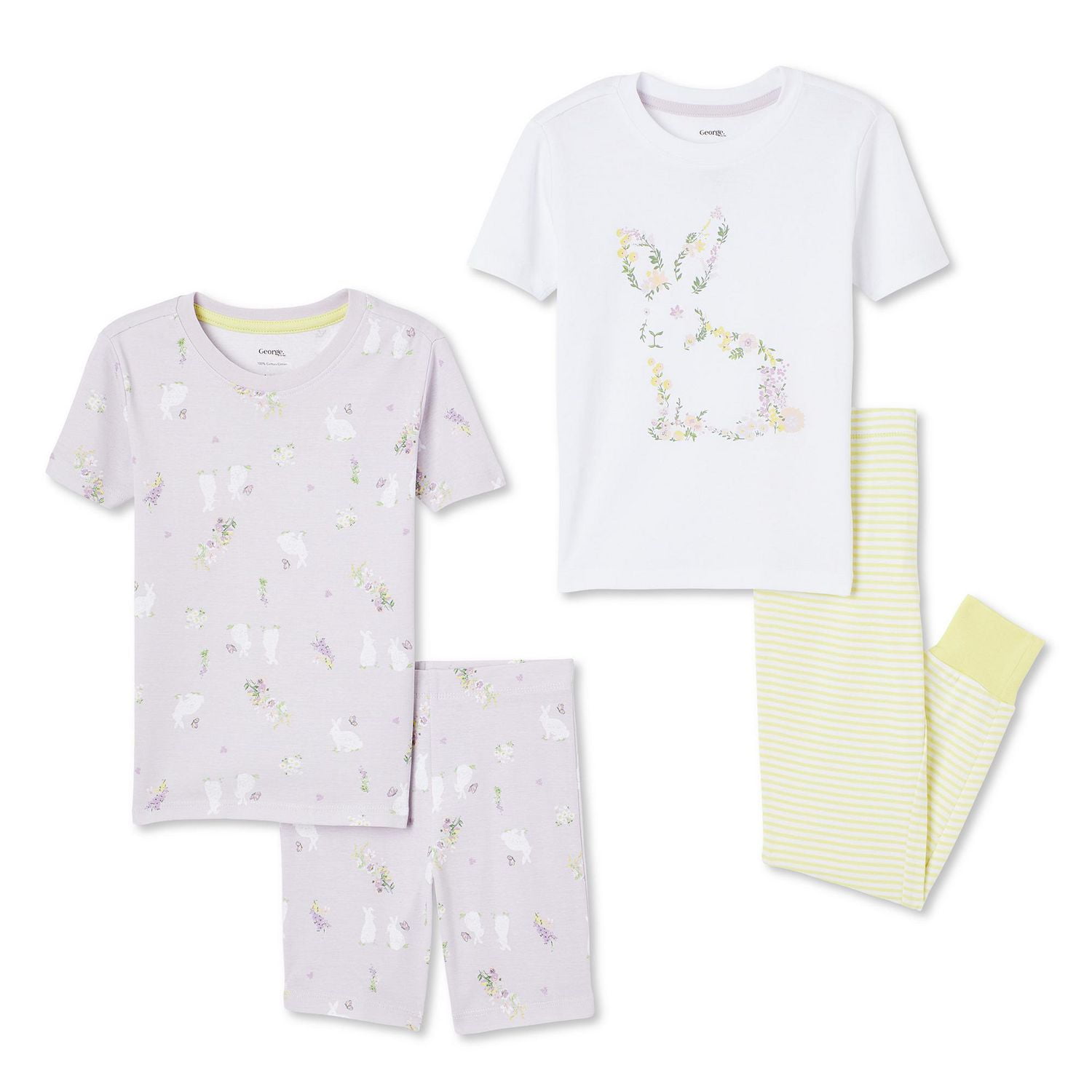 Pyjama 4 pièces George pour filles