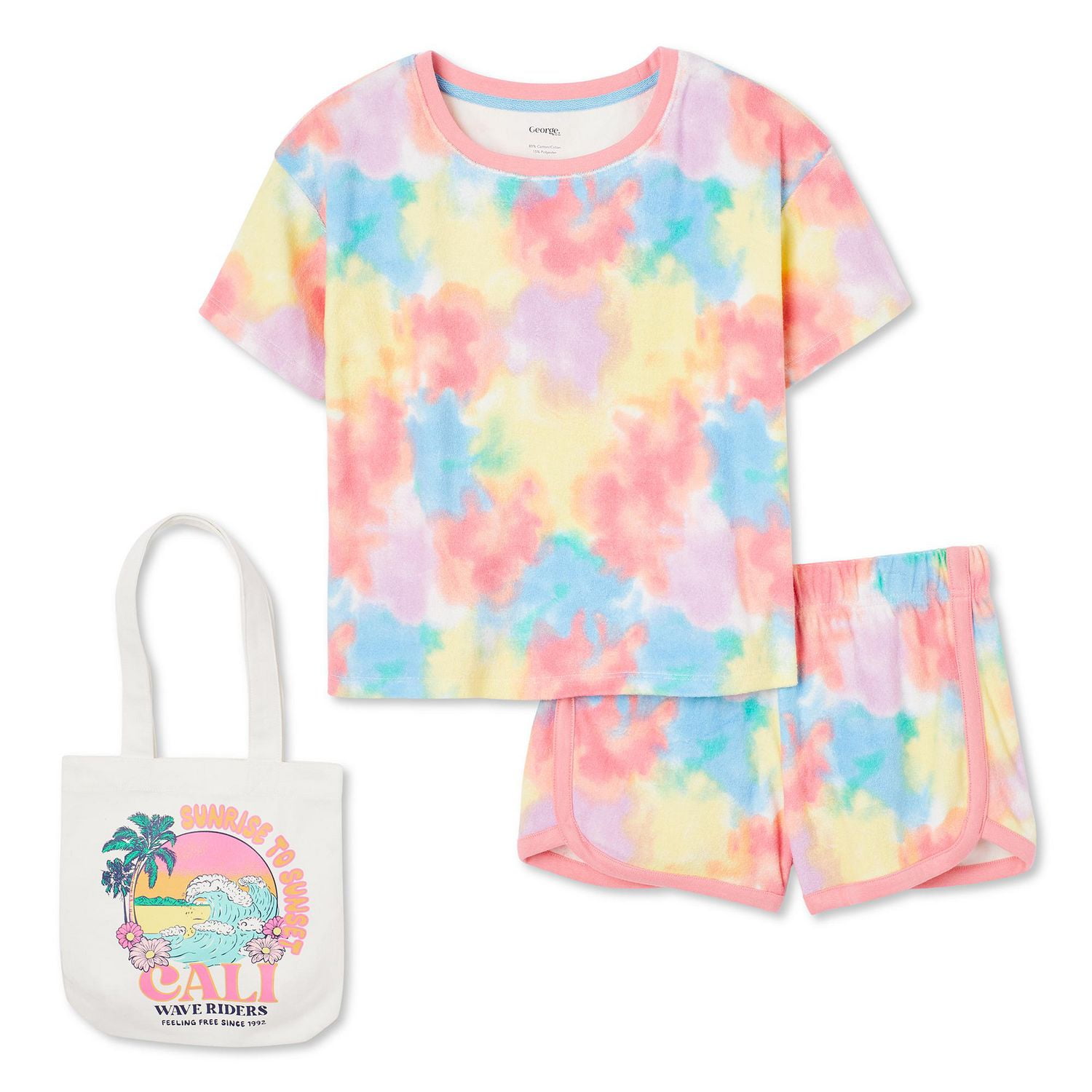 George Girls' Cover-Up 3-Piece Set, Sizes XS-XL