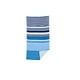 Serviette de plage imprimé Mainstays à motif de rayure bleu – image 1 sur 2