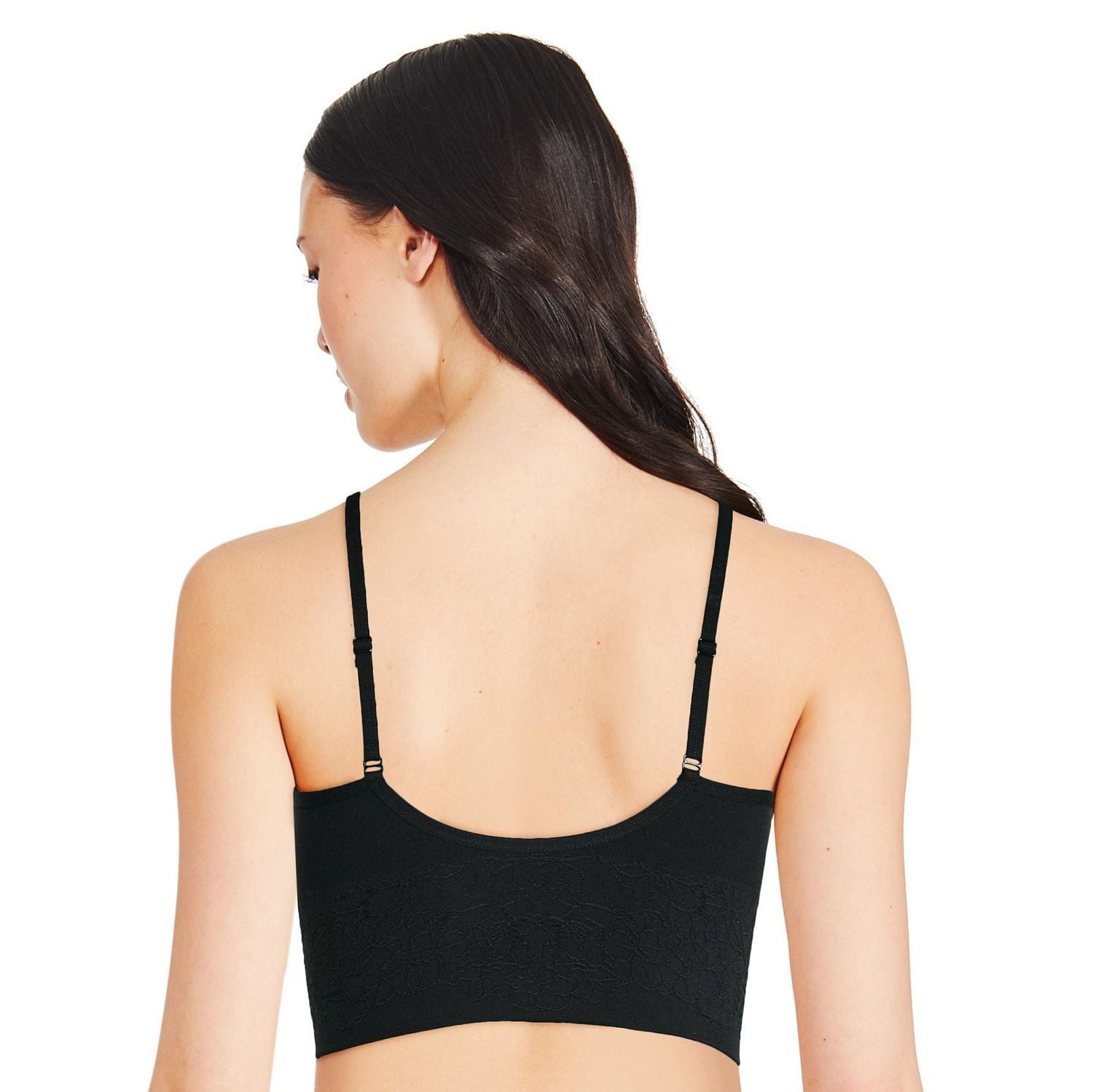 Soutien-gorge long sans coutures No Boundaries pour femmes Tailles P-TTG