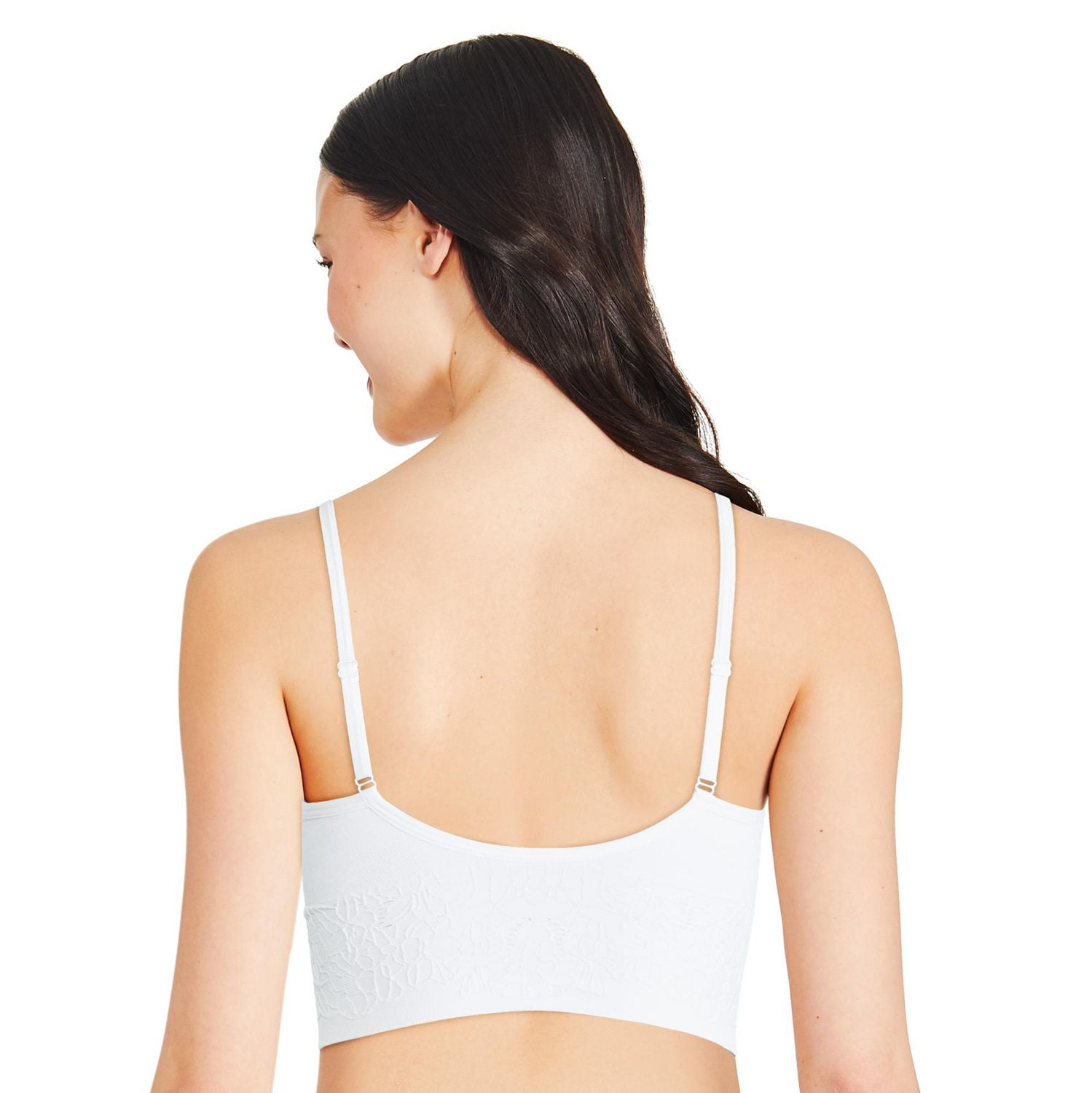 Soutien-gorge long sans coutures No Boundaries pour femmes Tailles P-TTG