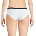 thumbnail image 2 of No Boundaries Women's Cotton Stretch Brief 2-Pack, 2 of 3