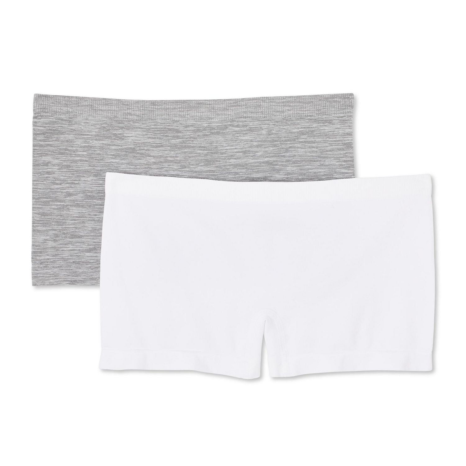 Lot de 2 culottes garçonnes sans coutures No Boundaries pour femmes Tailles P-TTG
