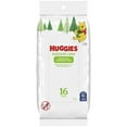 thumbnail image 1 of Huggies Natural Care Sensitive Baby Wipes, Unscented, 1 Soft Pack (16 Wipes Total), 1 of 8