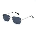 thumbnail image 1 of Ecko Unltd. Silver Rimless Rectangle Sunglasses, 1 of 5