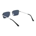 thumbnail image 4 of Ecko Unltd. Silver Rimless Rectangle Sunglasses, 4 of 5