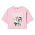 thumbnail image 3 of Hello Kitty and Friends Women's Cropped Tee, 3 of 3