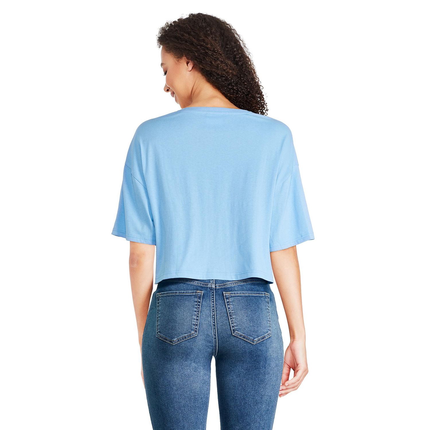 T-shirt écourté Câlinours pour femmes