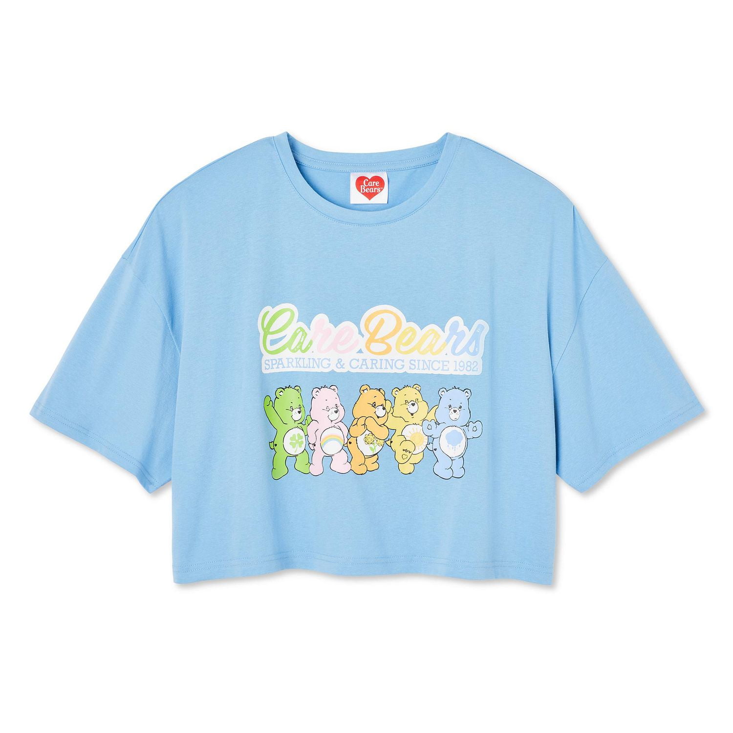 T-shirt écourté Câlinours pour femmes