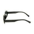 thumbnail image 3 of Time & Tru Women's Black Oval Sunglasses, 3 of 5