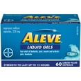 thumbnail image 1 of ALEVE Pain Relief Liquid Gels, Strength to Last up to 12 Hours, Naproxen Sodium 220mg, 1 of 9