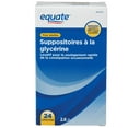 thumbnail image 2 of Equate Glycerin Suppositories, 2 of 2