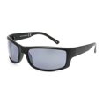 thumbnail image 1 of George Men's Black Wraparound Sunglasses, 1 of 3