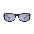 thumbnail image 2 of George Men's Black Wraparound Sunglasses, 2 of 3