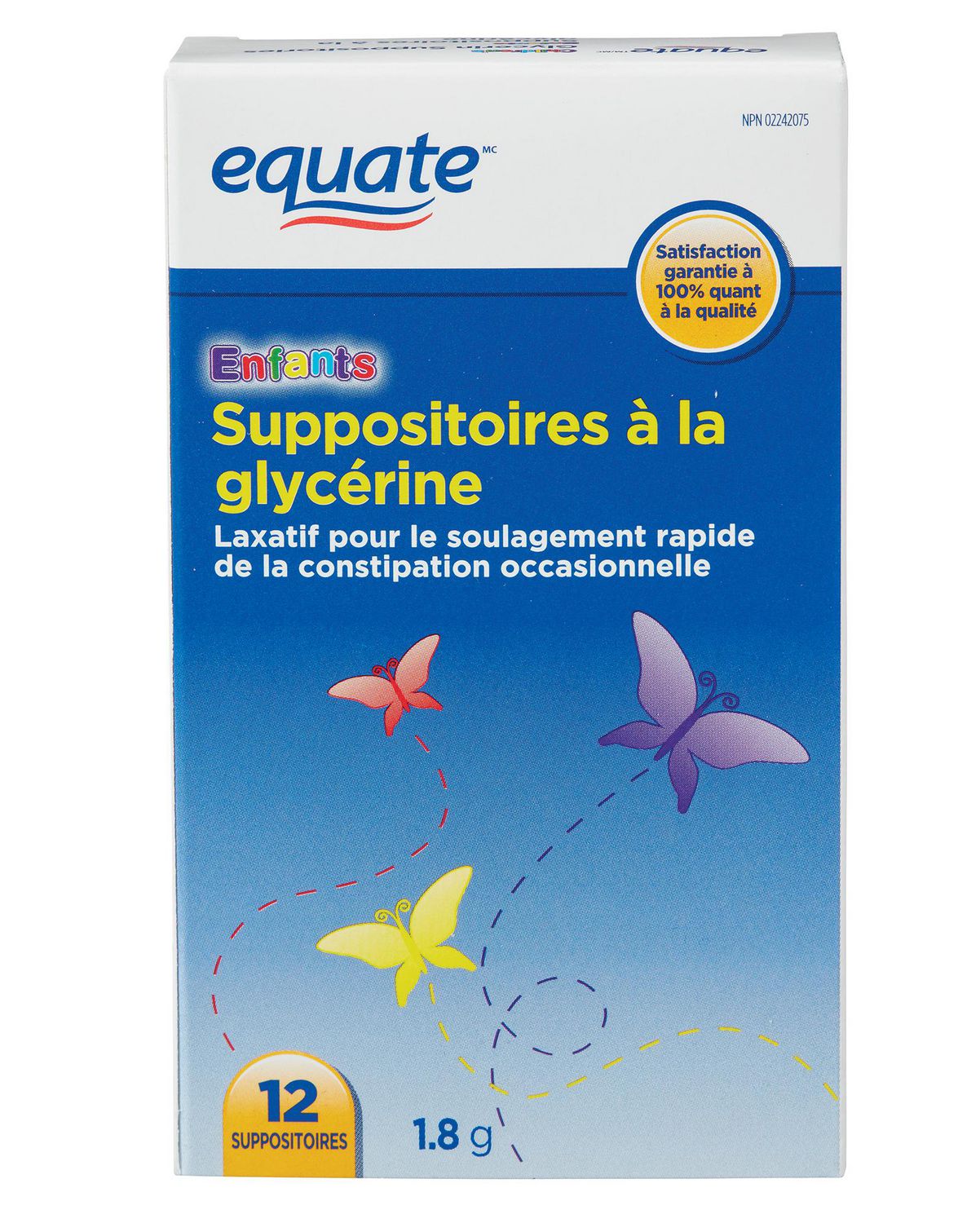 Suppsitoires A La Glycerine Equate Walmart Canada