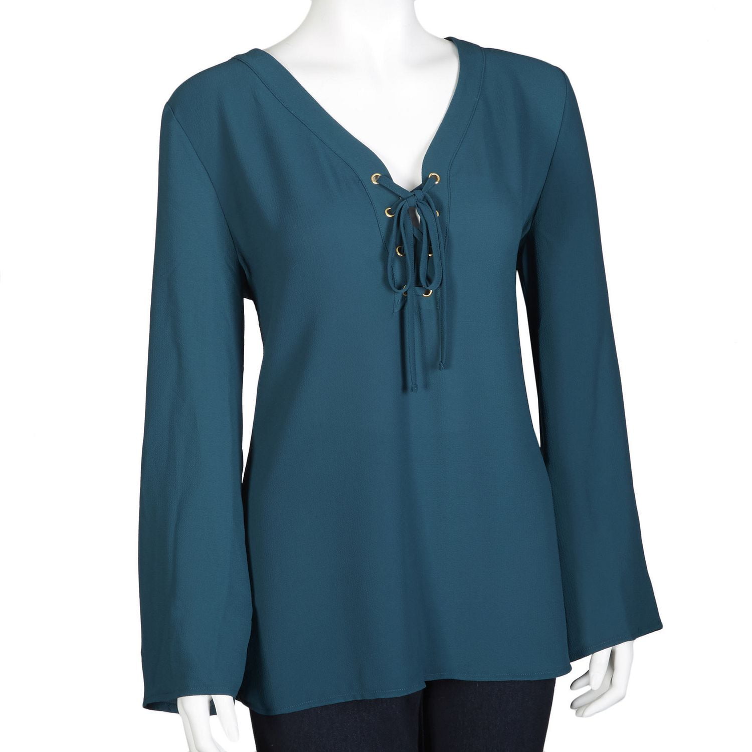 Women’s Lacing Long Sleeved Blouse Walmart Canada