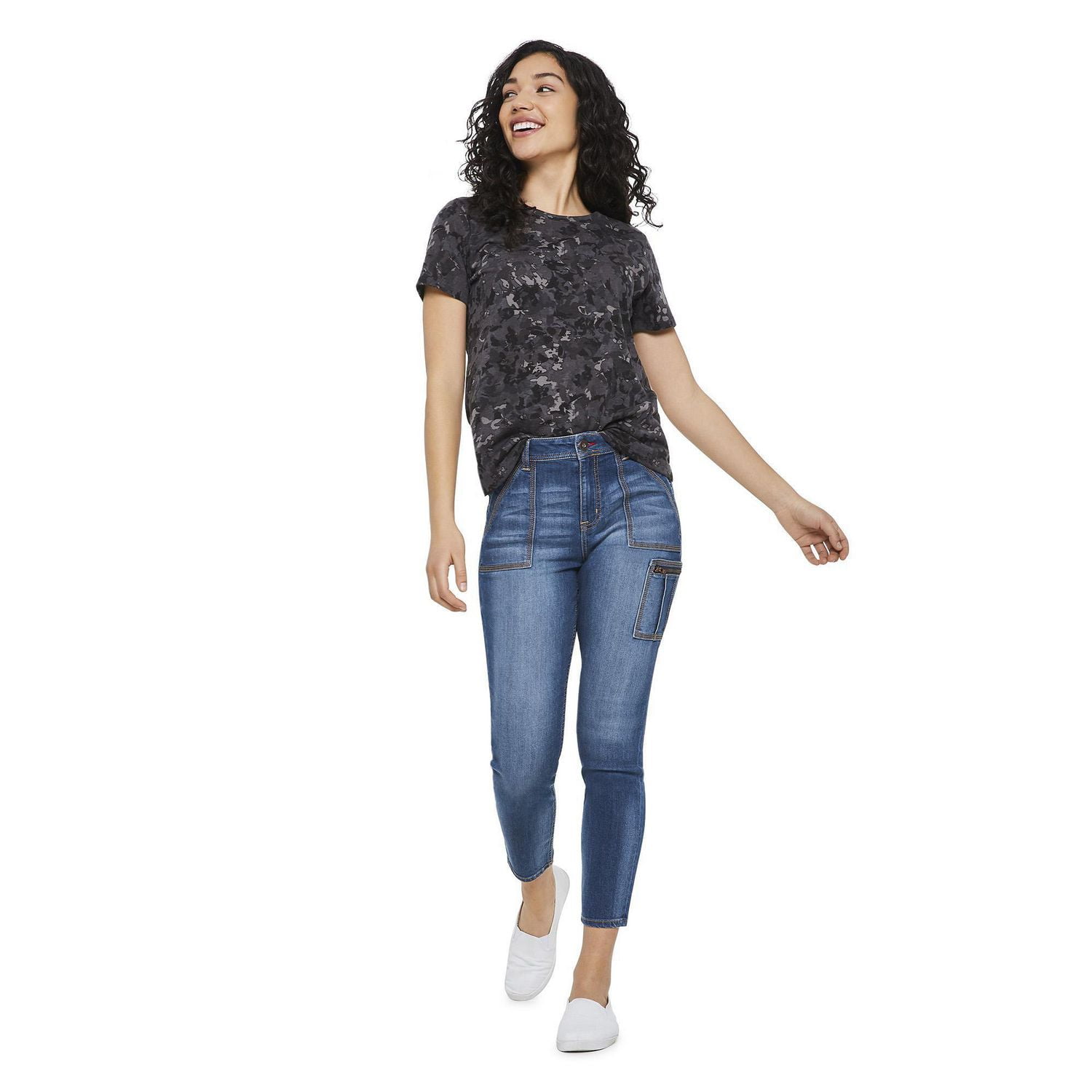 LOVE Ellen DeGeneres Madison Utility High-Rise Skinny Jean