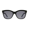 thumbnail image 2 of Time & Tru Women's Black Square Sunglasses, 2 of 3