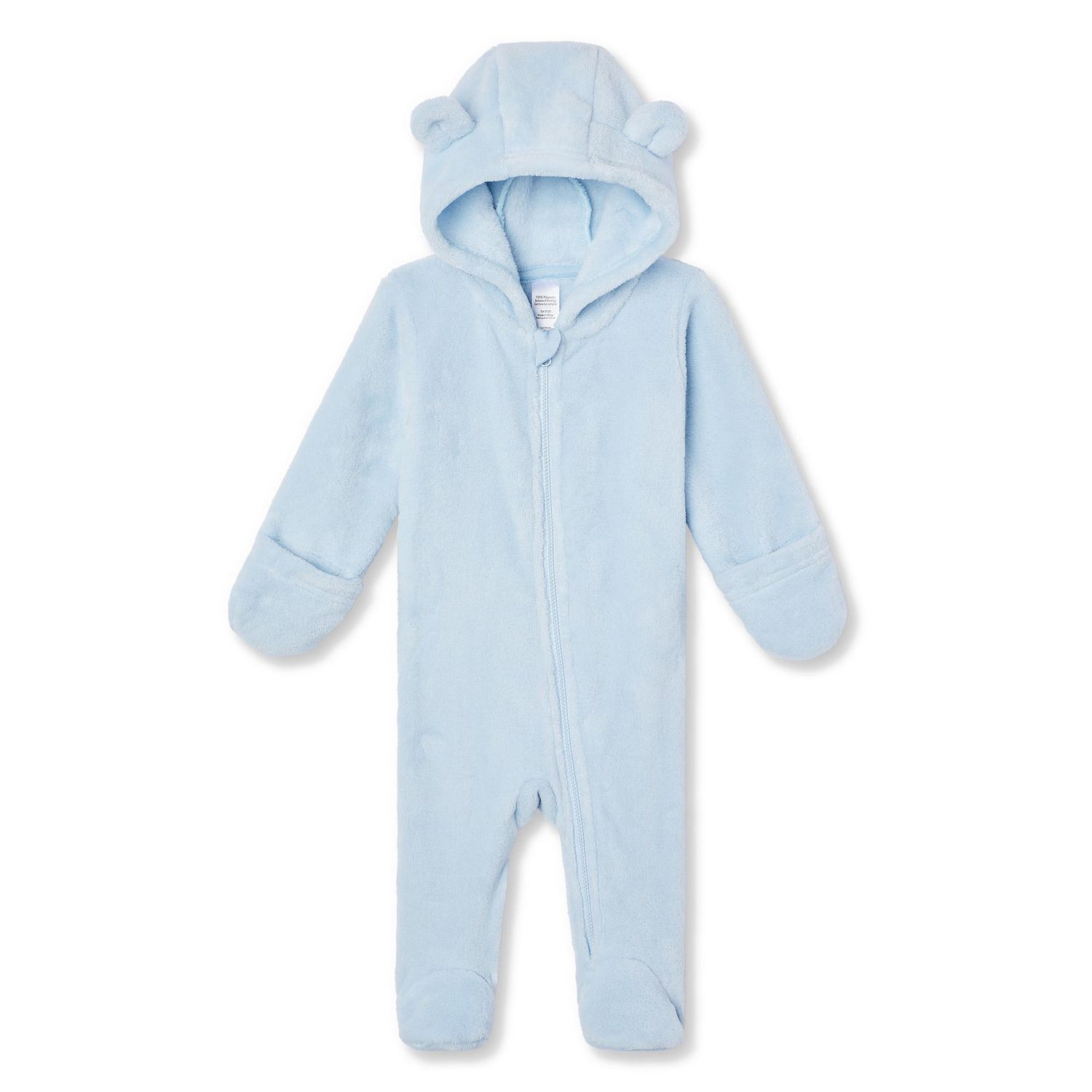 George Baby Boys' Hooded Critter Pramsuit | Walmart Canada