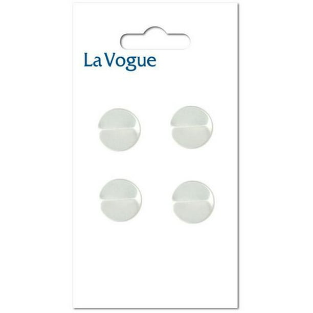 12 mm Bouton à tige La Vogue - Blanc Les boutons et les fermetures La Vogue offre un assortiment mode et contemporain de styles et de couleurs.