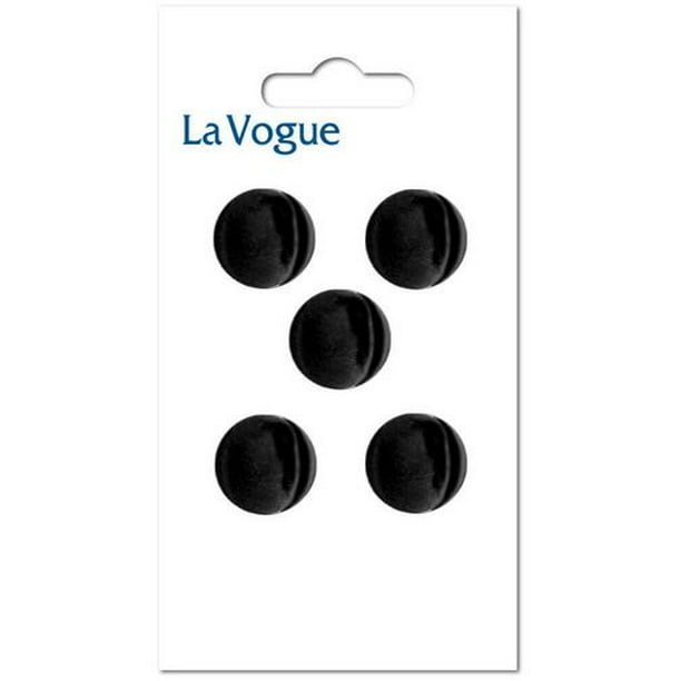 12 mm Bouton à tige La Vogue - Noir Les boutons et les fermetures La Vogue offre un assortiment mode et contemporain de styles et de couleurs.