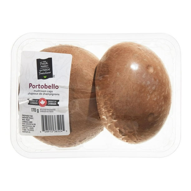 Mushrooms, Portobello Caps, Your Fresh Market, 6 oz Walmart.ca