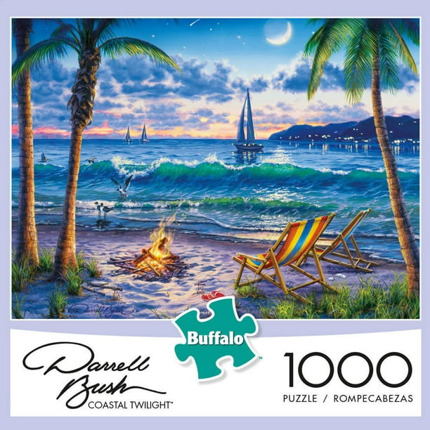 Buffalo Games Darrell Bush Le puzzle Coastal Twilight en 1000 pièces