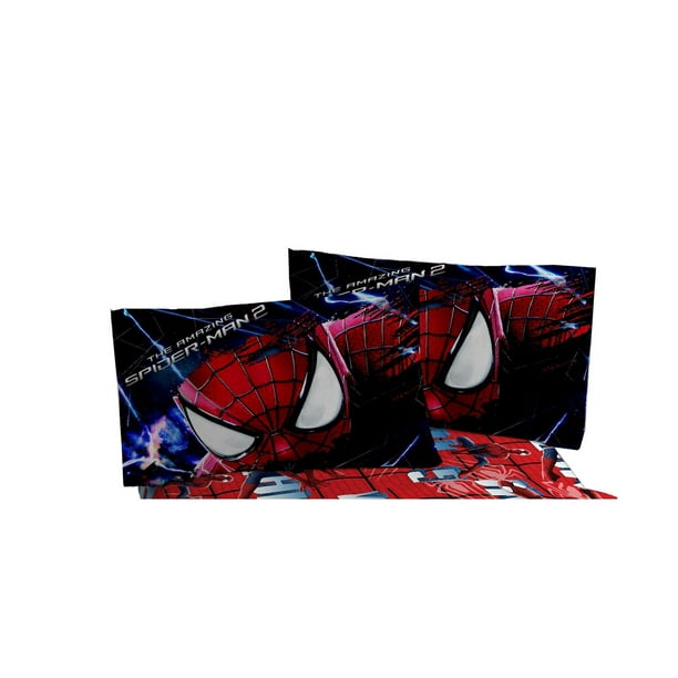 Mon-Tex Mills Taie d’oreiller Spiderman Slash de format uniforme - bleue