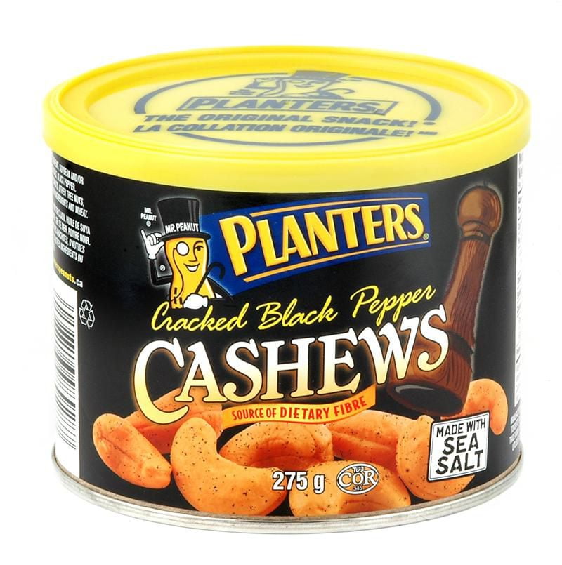 Planters Cracked Black Pepper Cashews Walmart Canada