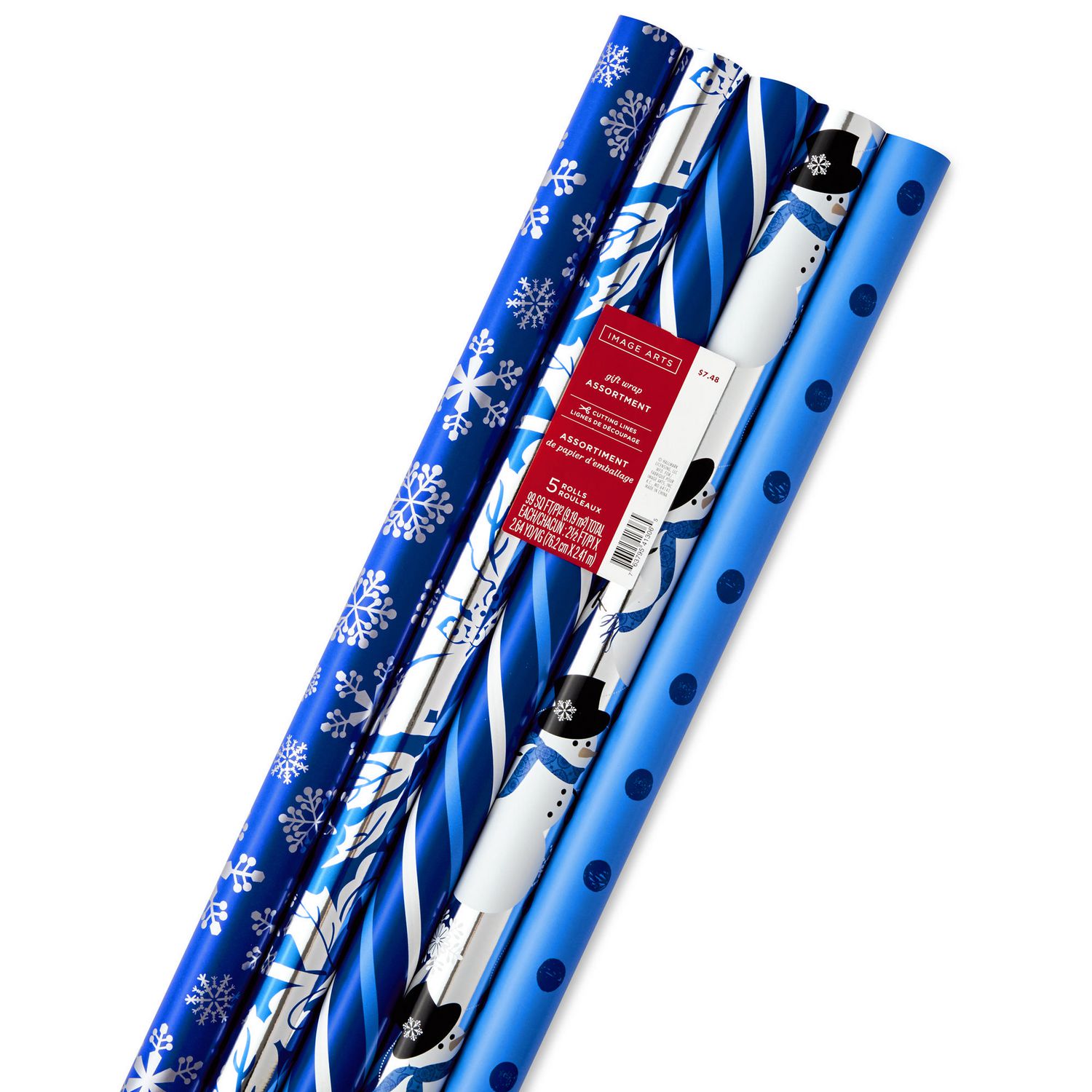 image-arts-30-blue-and-silver-christmas-wrapping-paper-rolls-pack-of