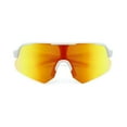 thumbnail image 5 of Athletic Works White and Orange Shield Sunglasses, 5 of 5