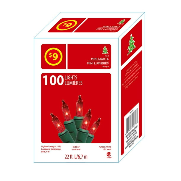 Holiday time 100 Mini Lights Walmart.ca