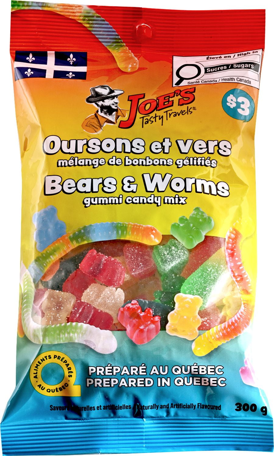 Bears & Worms Gummy Candy Mix - Prepared in Quebec