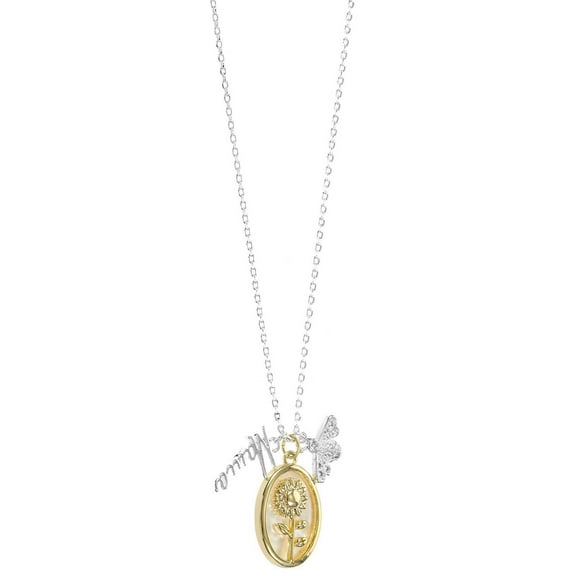 Luxury Designs Gold Plated Mama Necklace with charms