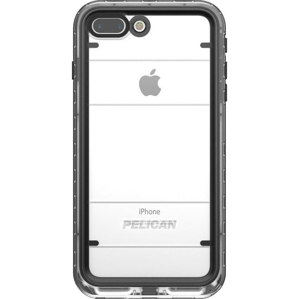 Étui Marine de Pelican pour iPhone 7 Plus Noir/Transparent