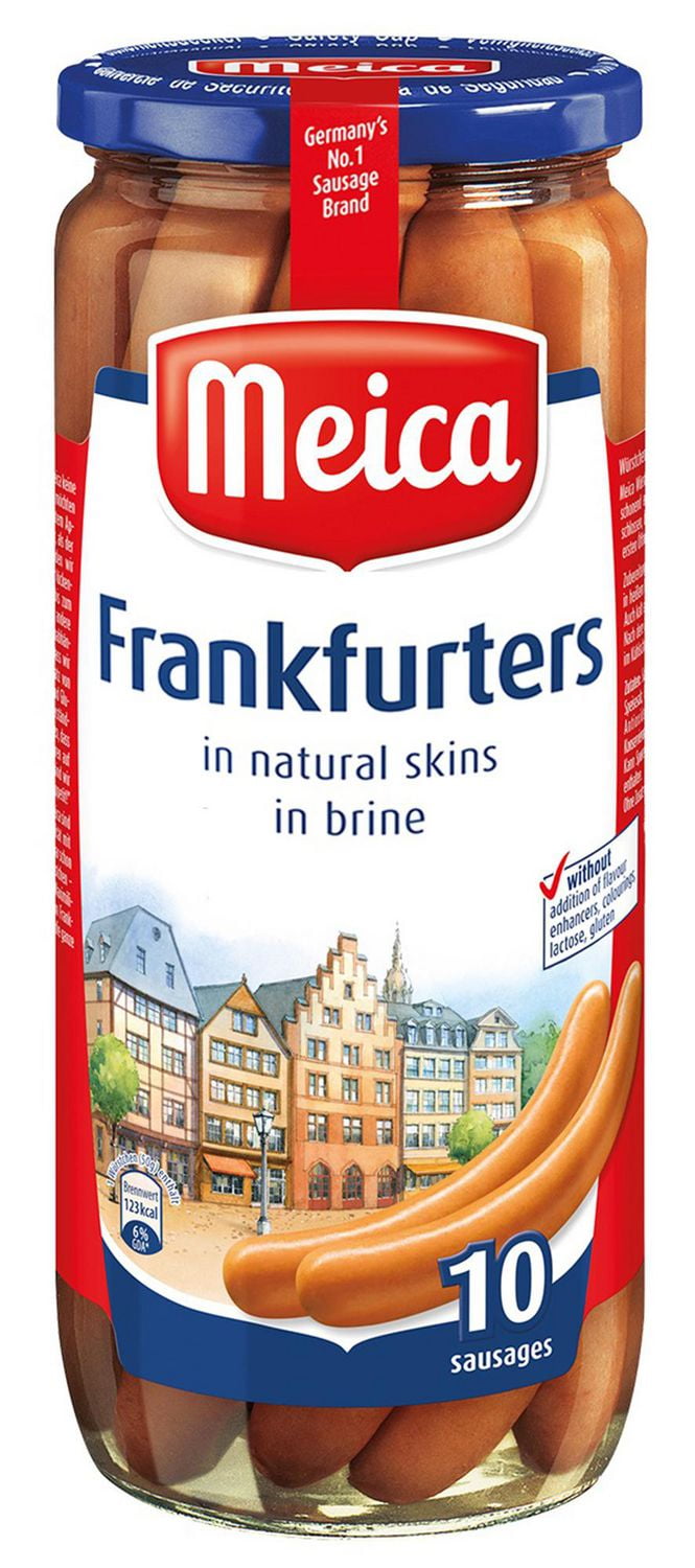 Meica Frankfurters in Natural Skins Sausages Walmart Canada