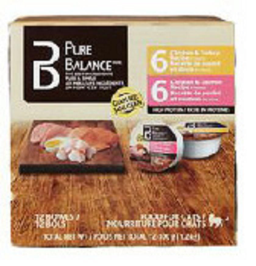 Pure Balance Salmon and Turkey Recipe Wet Dog Food Variety Pack ...