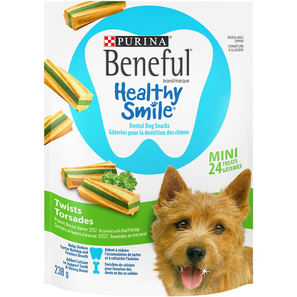 Purina beneful healthy smile sale dental twists large dog treats