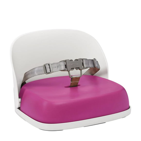 OXO Tot - Rehausseur Perch avec sangles - Harnais 3 points pour des repas en toute sécurité - Pliable - Rose
