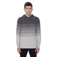 thumbnail image 1 of Dark Black Men's Long-Sleeve Hooded Pull-On Sweater, 1 of 6