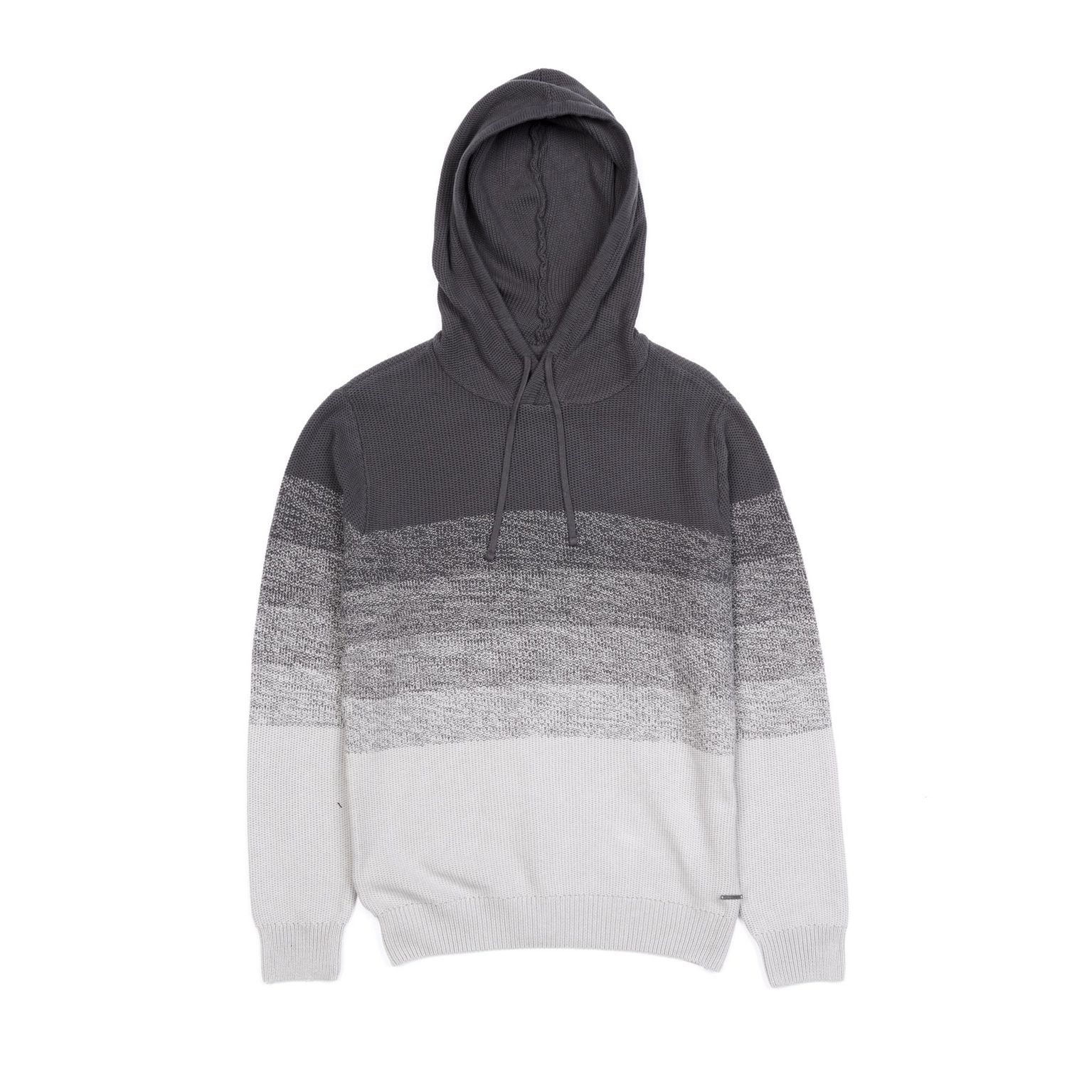 Chandail manches longues à capuchon Dark Black