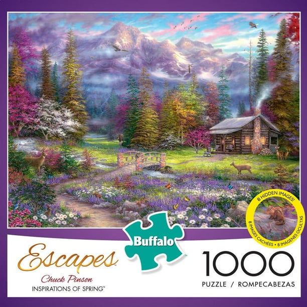 Buffalo Games Chuck Pinson Le puzzle Inspirations of Spring en 1000 pièces