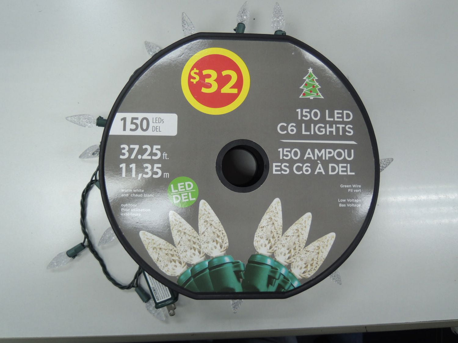Holiday time 150 LED C6 Lights Walmart Canada