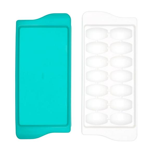 OXO Tot - Plateau de Congélation pour Nourriture de Bébé - Contenants pour le Congélateur - Idéal pour Portionner, Conserver et Congeler la Nourriture de Bébé - Repas - Turquoise