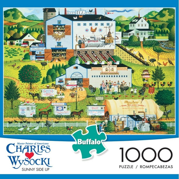 Buffalo Games - Le puzzle Charles Wysocki - Sunny Side Up - en 1000 pièces