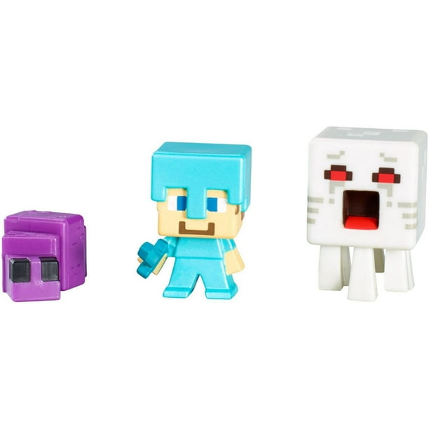 Minecraft – Coffret de figurines de collection L (3 figurines) – Série 3