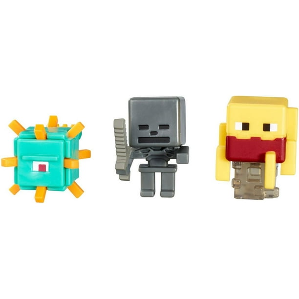 Minecraft – Coffret de figurines de collection K (3 figurines) – Série 3