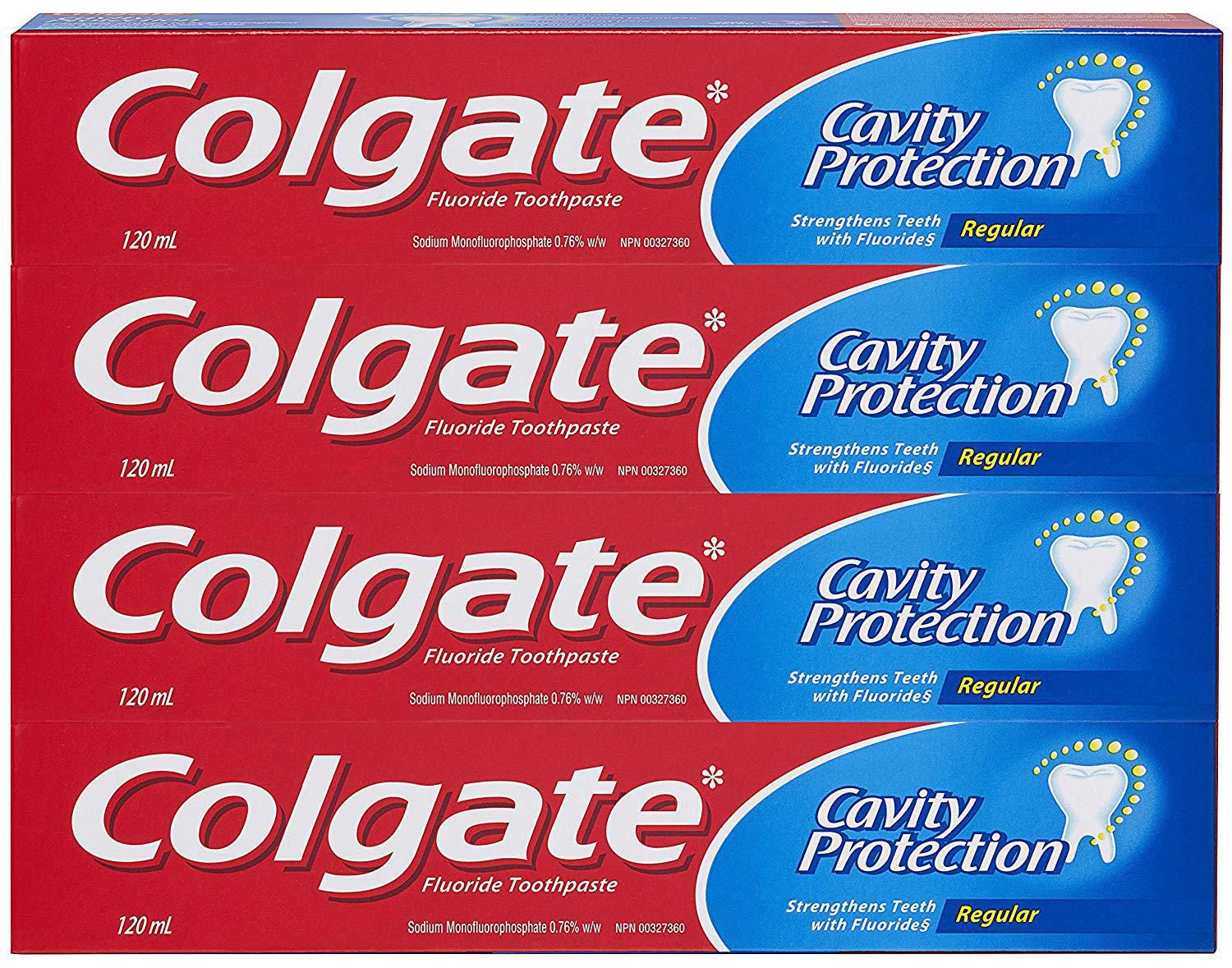 Colgate Cavity Protection Fluoride Toothpaste Regular Walmart Canada
