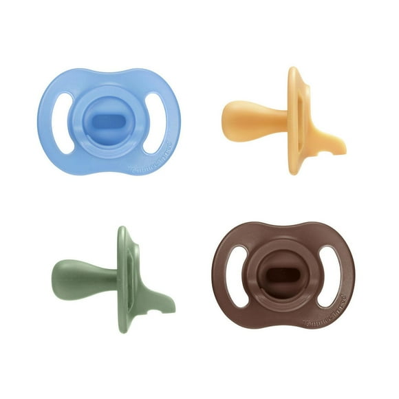 Tommee Tippee Ultra-light StayPut Pacifier, 18-36m, 4 Count, One-Piece Silicone Design