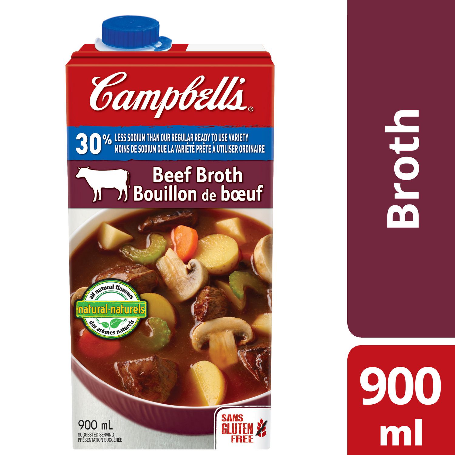 Campbell's® Gluten Free Low Sodium Beef Broth Walmart Canada